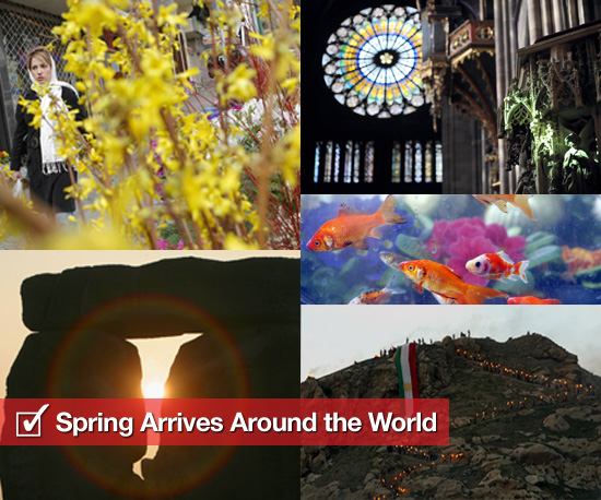 Pictures of Vernal Spring Equinox From Around the World Pictures of Vernal Spring Equinox From Around the World