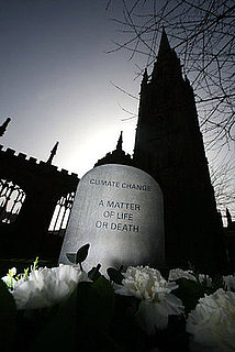 Pictures of Climate Change Day Grave Protest