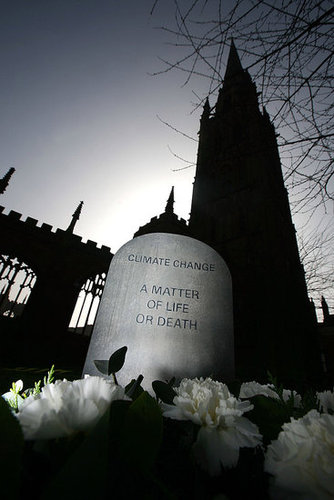 Pictures of Climate Change Day Grave Protest