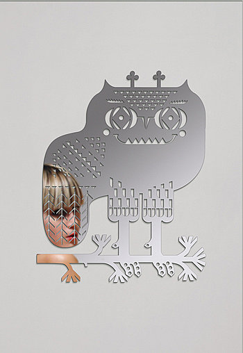 Wall sticker - Mirror by Klaus Haapaniemi