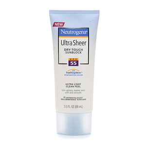 Review of Neutrogena Ultra Sheer Dry Touch Sunblock SPF 55
