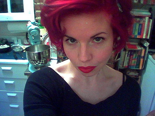 Matching Hair and Lipstick Matching Hair and Lipstick