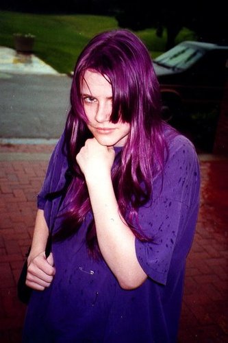 Purple Hair, Purple Top Purple Hair, Purple Top