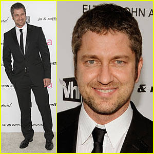 Gerard Butler Parties Oscars-Style