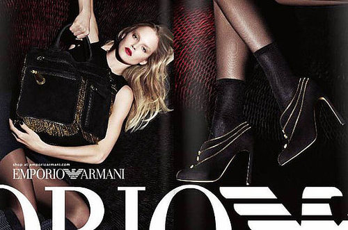 Emporio Armani Fall 2009 with Shannan Click