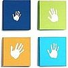 Pimp Your Crib:  Pearhead Handprint Canvas