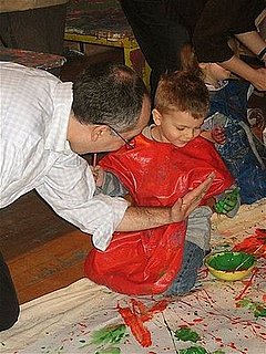 Jackson Pollack-Inspired Birthday Party for Kids