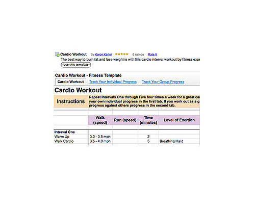 Use Google Doc's Fitness Template For Tracking Workouts Use Google Doc's Fitness Template For Tracking Workouts
