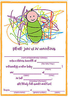 Sibling Shower: Theme, Guest List and Invitations