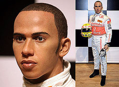 Photos of Lewis Hamilton Waxwork at Madame Tussauds in London Photos of Lewis Hamilton Waxwork at Madame Tussauds in London
