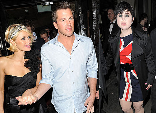 Photos of Kelly Osbourne, Paris Hilton and Doug Reinhardt in London