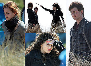 Photos of Daniel Radcliffe, Emma Watson and Helena Bonham Carter Filming Harry Potter in Pembrokeshire