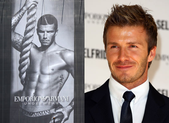 11/6/2009 David Beckham Armani Launch Selfridges