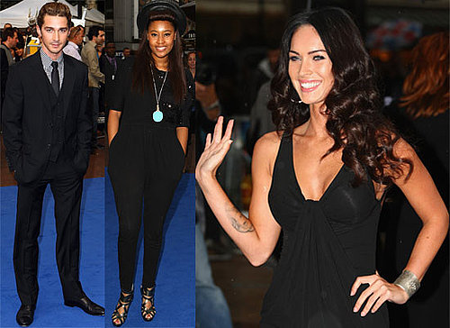 Photos Of Shia LaBeouf, Megan Fox, Josh Duhamel, VV Brown, Danielle Lloyd At UK Transformers: Revenge Of The Fallen Premiere