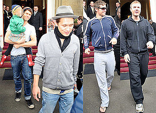 Photos Of Take That - Gary Barlow, Mark Owen, Jason Orange, Howard Donald - In Glasgow, and Howard With His Daughter Lola