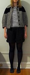Look of the Day: Stripes and Tweed Look of the Day: Stripes and Tweed
