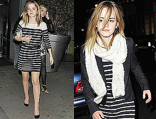 Emma Watson for Burberry, Striped Dress, Nautical
