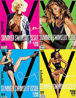 Photos of Naomi Campbell, Claudia Schiffer, Gisele Bundchen and Eva Herzigova in Swimwear for V Magazine