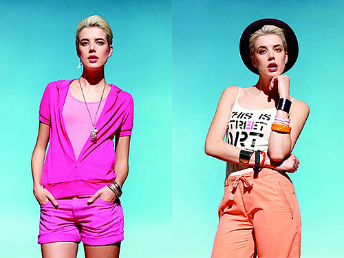 Pictures of Agyness Deyn for Uniqlo