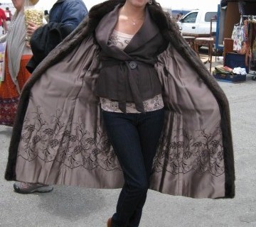 fur coat lining