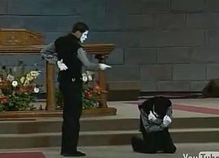 Video of K&K Mimes the Christian Mime Duo