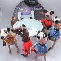 Cute Alert: Knitted Trekkie Meerkats Cute Alert: Knitted Trekkie Meerkats