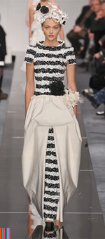 Spring 2009 Couture Shows - Monochrome Stripes