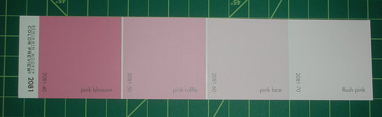 Before and After: My Paint Swatch Papercut Valentine
