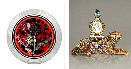Would You Rather . . . Two Tiger Clocks