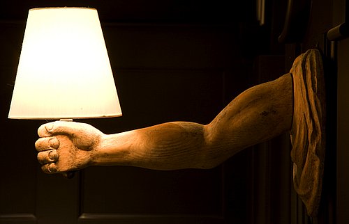 Love It or Hate It? Wooden Arm Sconces