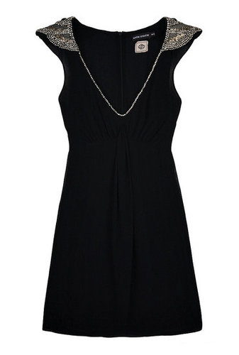 Swar Embellished Shoulder Dress - Antik Batik- $379.50