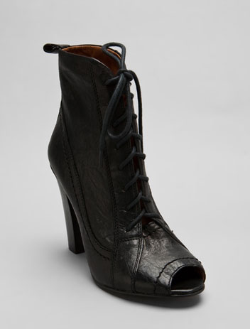 SAM EDELMAN Venice Lace Up Heel in Black at Revolve Clothing - Free Shipping!