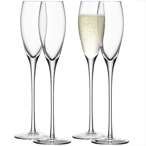 Champagne Flutes set of 4 :: Stemware :: Glassware :: Tabletop :: Lekker Home