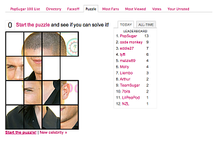 Sugar Shout Out: Play Celebrity Puzzle!!