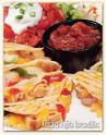 Grilled Chicken and Red Onion Quesadillas~