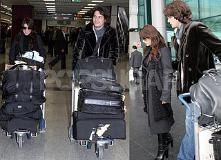 Jess and John Haul Hair Care Products to Rome