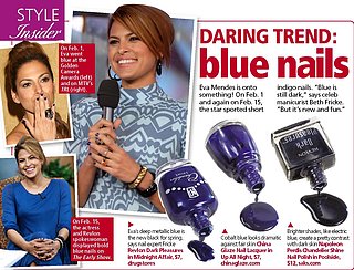 Great Minds Think Alike: Blue Nail Polish