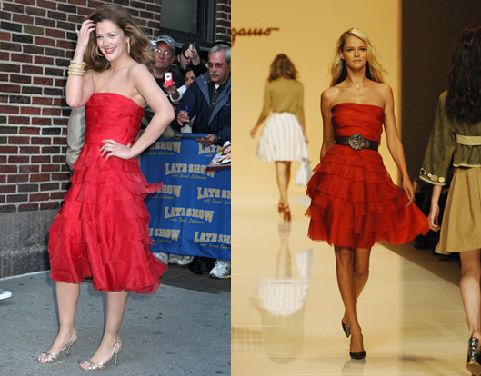 By Popular Demand...Drew's Red Dress!