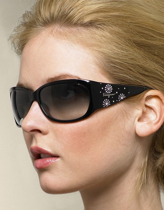 Trend Alert: Bejeweled Wraparound Sunglasses