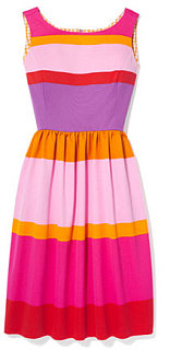 Fabworthy: Isaac Mizrahi Sunset Stripe Cotton Dress 