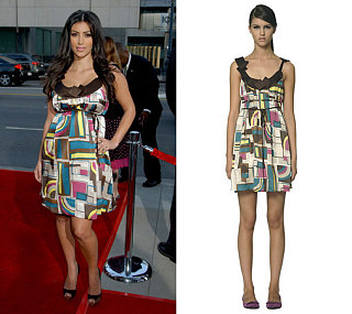 Found! Kim Kardashian's Mint Dress 