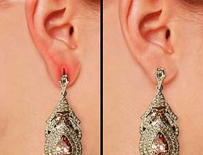 Simply Fab: Invisible Earlobe Tape 