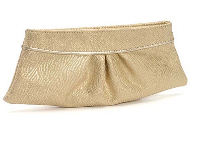 The Look For Less: Lauren Merkin Metallic Clutch 