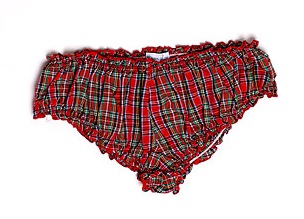 Fabworthy: Steve Alan Tartan Ruffled Panty 