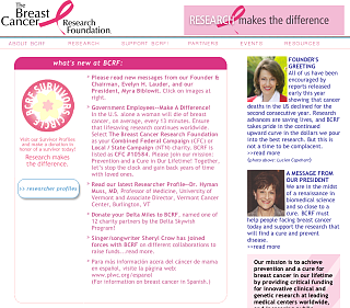 Fab Site: Breast Cancer Research Foundation 
