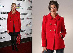 Found! Katherine Heigl's Red Pea Coat Found! Katherine Heigl's Red Pea Coat