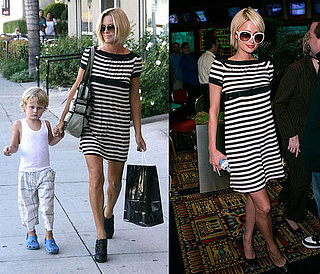 Who Wore It Better? Ella Moss Black and White Stripe Dress 