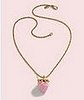 Fabworthy: Kenneth Jay Lane Mini Strawberry Necklace Benefiting Breast Cancer 