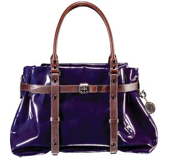 Guess Who Designed This Delectable Purple Patent Tote?