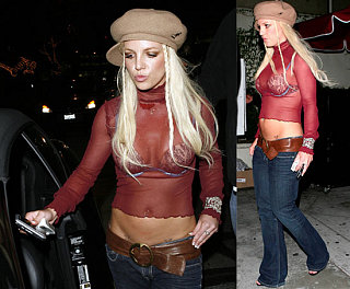 Britney Makes Another Fashion Misstep, But At Least She's Got a Bra!